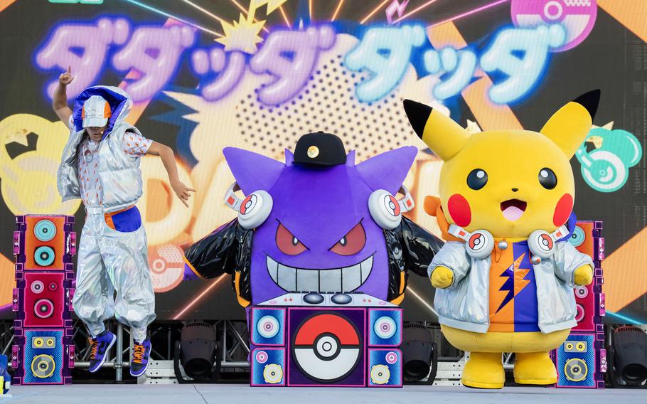 Pokemon stage performance at Universal Studios Japan